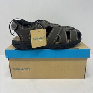 Thereabouts Boys Strap Sandals Brown Size 4M - NEW IN BOX
